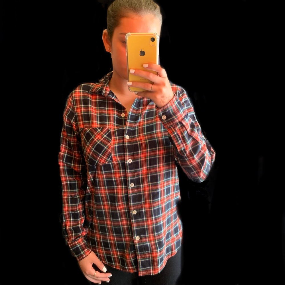 plaid flannel shirt